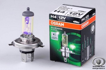   H4 Osram Allseason Super 12V 60/55W