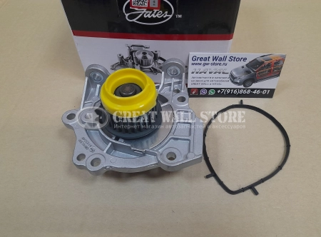 Насос водяной в сборе Haval H9 дв.GW4C20B 218л.с., H5 II-покол., Tank 300 (GATES аналог 1307100XEC71)