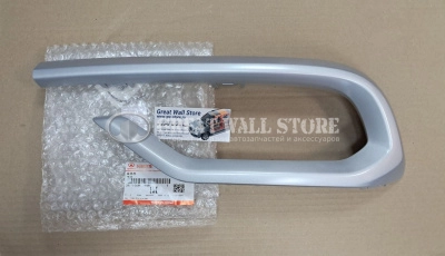 Накладка декоративная заднего бампера правая "серебро" Haval M6 (ОРИГИНАЛ)