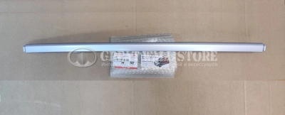 Накладка декоративная заднего бампера центральная "серебро" Haval M6 (ОРИГИНАЛ)