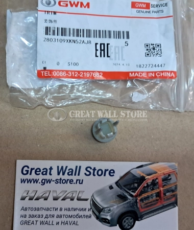 Фальш-болт под шестигранник для бампера и расширителей Haval Dargo X (1шт ОРИГИНАЛ)