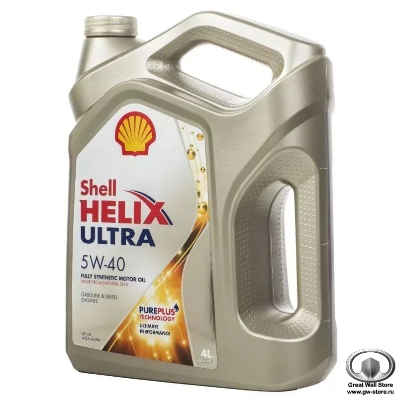 Масло моторное синтетическое SHELL Helix Ultra 5W40 (4л)