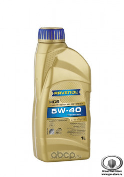 Масло моторное синтетическое RAVENOL HCS 5W40 (1л)