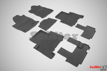 Резиновые коврики с высоким бортом для Haval H9 (3 ряда) 2014-н.в.