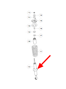 Амортизатор передний GW Poer (ОРИГИНАЛ)