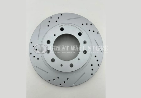 Диск тормозной задний (комплект 2шт) GW Poer, Haval H5 II-покол., H9 II-поколение, Tank 300, 500 (UIDNU аналог 3502108XPW01A)