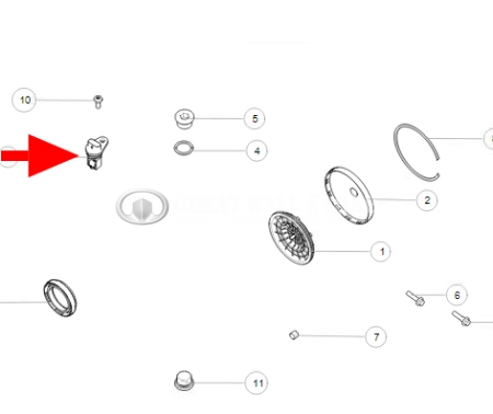 Датчик положения нейтрали (скорости в КПП) Haval Jolion, F7, F7X, Dargo, Dargo X, M6, H3 (ОРИГИНАЛ)