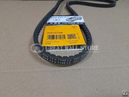 Ремень гидроусилителя Contitech (насоса ГУР) (491QE,1145мм) Deer, Pegasus, Safe, Sailor, Sing, Wingle (3407011-D01)