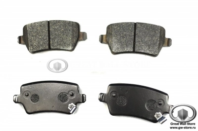 Колодки тормозные задние Chery Tiggo 4 (Эл.ручник), 8, 8 Pro (2019 - ) (аналог)