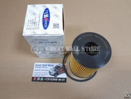 Фильтр масляный HAVAL H6 дизель 4D20B (GOODWILL аналог 1017110XED30) Фильтр масляный HAVAL H6 дизель 4D20B (GOODWILL аналог 1017110XED30)