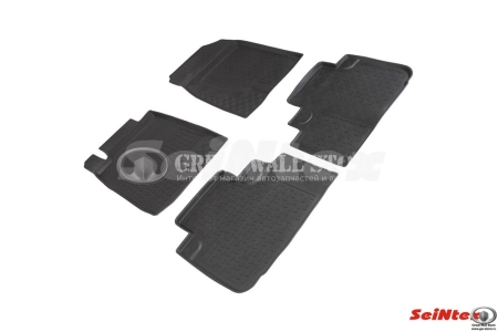 Коврики резиновые с высоким бортом для Haval F7, F7X