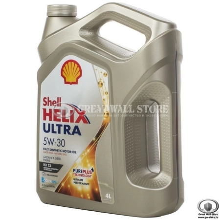 Масло моторное синтетическое SHELL HELIX ULTRA ECT 5W30 C3, SN (4л)