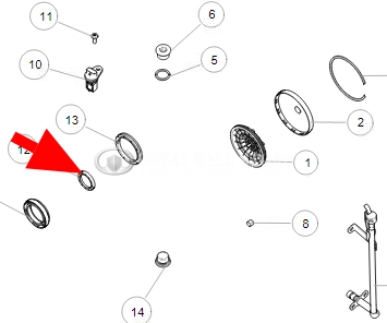 Сальник дифференциала КПП правый (малый) Haval 4WD F7, F7X, Jolion, Dargo, Dargo X, H3, F7 II-поколение (31*40*6 ОРИГИНАЛ)