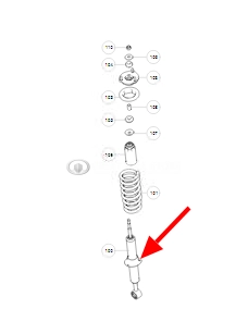 Амортизатор передний GW Poer (ОРИГИНАЛ)
