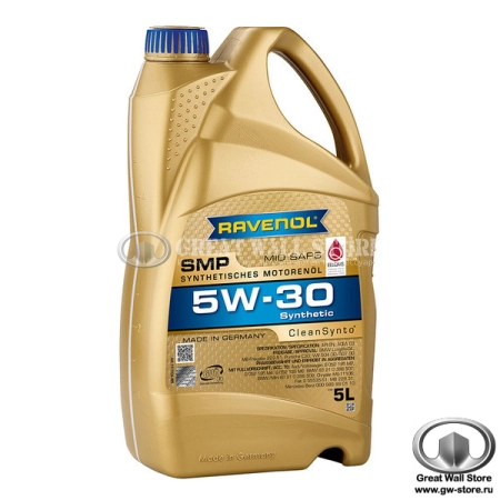 Масло моторное синтетическое RAVENOL SMP 5W-30 SN C3 (5л)