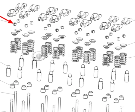 Сухарь клапана GW Hover H5 Дизель, Wingle 7, Poer, Poer KingKong Дизель, Haval H5 II-поколение Дизель (1шт ОРИГИНАЛ)