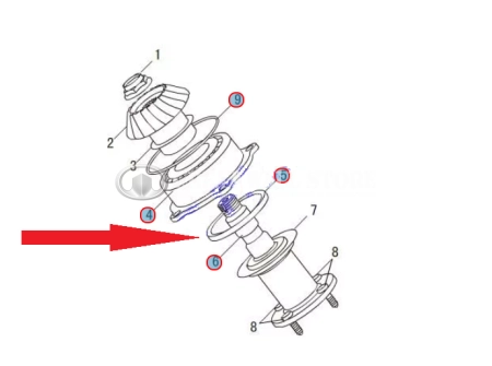 Сальник вала раздаточной коробки (хвостовика) Hover H6, HAVAL H6 (75.7*89.7*5.5/9)