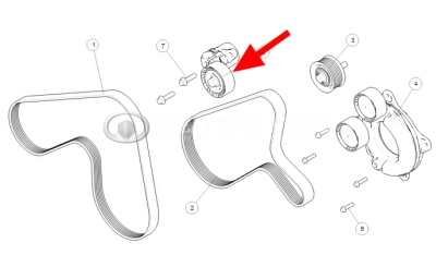 Натяжитель приводного ремня кондиционера Tank 500 V6 3л, 700 (ОРИГИНАЛ) Натяжитель приводного ремня кондиционера Tank 500 V6 3л, 700 (ОРИГИНАЛ)