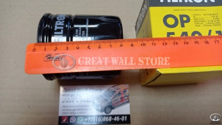 Фильтр масляный FILTRON для Haval 1.5T F7, F7X, Jolion 150л.с, H3, F7 II-поколение (аналог 1017100XEB02)