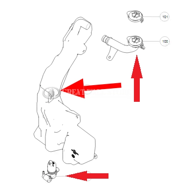 Бачок омывателя стекла в сборе с моторчиком Haval M6 (ОРИГИНАЛ)