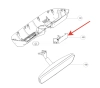 Заглушка крышки салонного зеркала заднего вида Haval H3 (ОРИГИНАЛ)