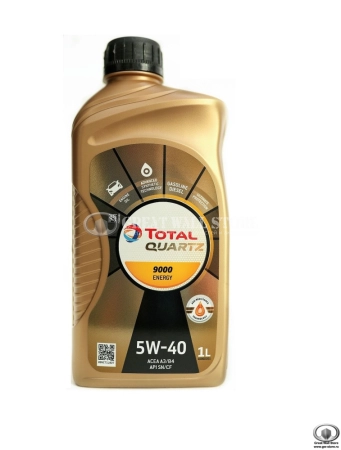 Масло моторное синтетическое TOTAL QUARTZ 9000 ENERGY 5W40 SN/CF, А3/B4 (1л)