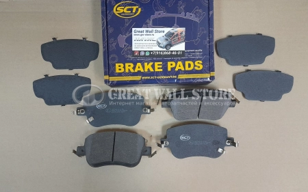 Колодки тормозные передние HAVAL JOLION 4WD (SCT аналог 3501115XGW02A)