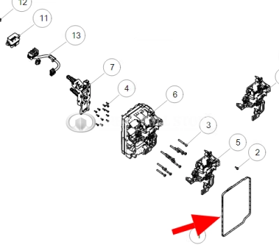 Прокладка масляного поддона АКПП (робот) Haval Jolion, F7, F7X, Dargo, Dargo X, M6, H3, F7 II-поколен. (ОРИГИНАЛ)