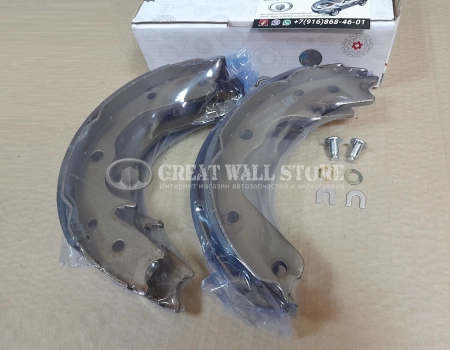 Колодка тормозная задняя стояночного тормоза (комплект 4шт) Hover, Safe F1, Wingle 7 (IBERIS аналог 3507120-K00)