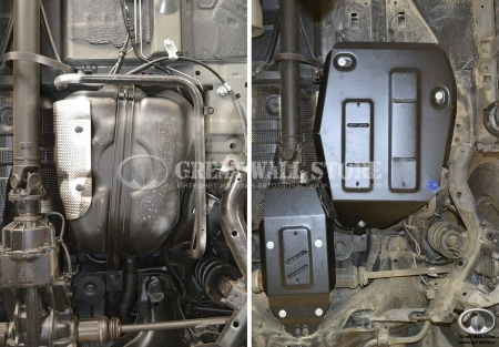 Защита топливного бака (сталь) Автоброня для Haval H6 (2014-2020) Защита топливного бака (сталь) Автоброня для Haval H6 (2014-2020)