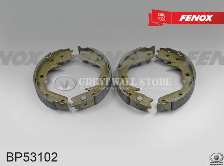 Колодка тормозная задняя стояночного тормоза (комплект 4шт) Hover, Safe F1 (FENOX аналог 3507120-K00)