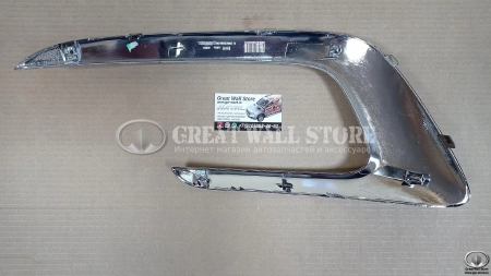 Накладка противотуманной фары хромированная правая HAVAL H9 (2015-2017)