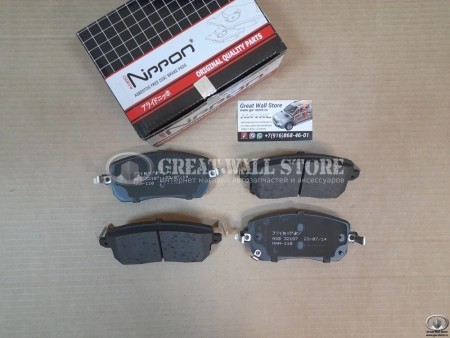 Колодки тормозные передние HAVAL JOLION 2WD (Allied Nippon аналог 3501123XGW02A)