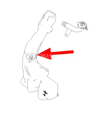 Бачок омывателя стекла (голый) Haval M6 (ОРИГИНАЛ)