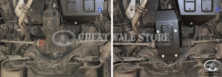 Защита редуктора (сталь) Автоброня для Haval H6 (2014-2020)