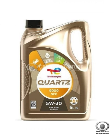 Масло моторное синтетическое TOTAL QUARTZ 9000 NFC 5W30 SL/CF, A5/B5/A1/B1 (5л)