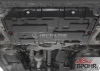 Защита картера и КПП (+ комплект крепежа) АВТОброня Сталь 1.8мм Haval F7, F7X