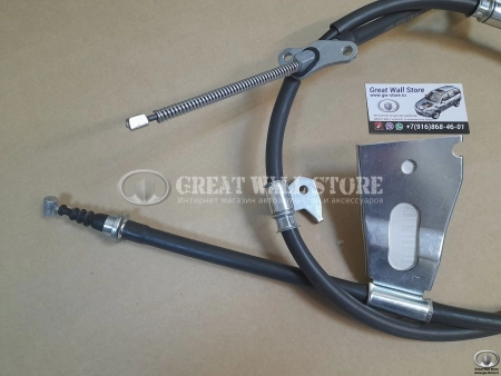 Трос стояночного тормоза левый Wingle 7 (ОРИГИНАЛ)
