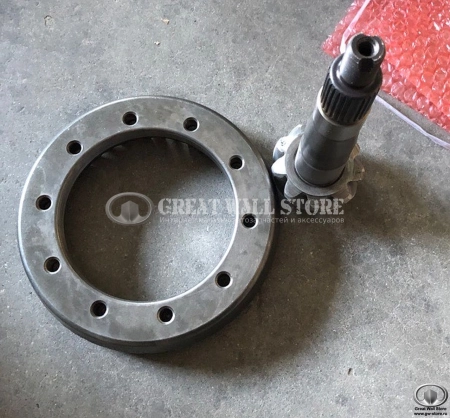 Комплект шестерен редуктора переднего моста (главная пара 4.55) Hover, Safe F1 (41:9)