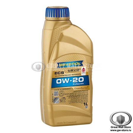 Масло моторное синтетическое RAVENOL ECS 0W20 SN (RC), C5/C6, GF-5 (1л)