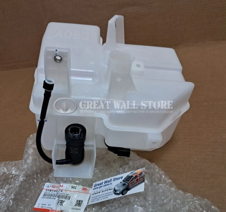 Бачок омывателя стекла (в сборе с моторчиком и датчиком уровня жидкости) Haval H3 (ОРИГИНАЛ)