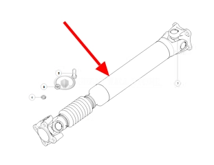 Вал карданный передний GW Poer с МКПП (ОРИГИНАЛ)
