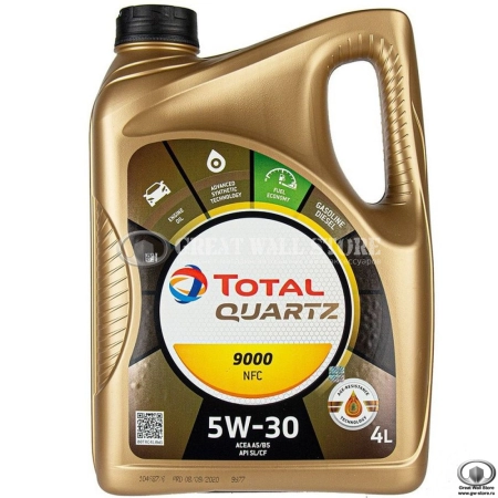 Масло моторное синтетическое TOTAL QUARTZ 9000 NFC 5W30 SL/CF, A5/B5/A1/B1 (4л)