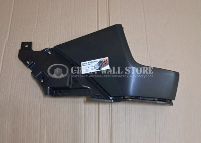 Накладка заднего бампера верхняя левая (угол) Haval H3 (ОРИГИНАЛ)