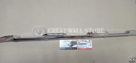 Накладка декоративная заднего бампера нижняя (хром) HAVAL F7, F7X