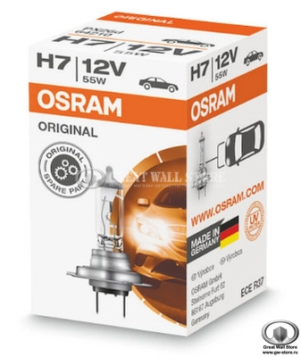 Лампа галогенная H7 Osram Original 12V 55W