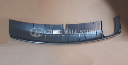 Накладка заднего бампера под глушитель Haval H6 (аналог)