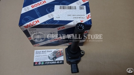 Катушка зажигания Hover H6, Haval H2, H6, M6 (ОРИГИНАЛ BOSCH F01R00A052)
