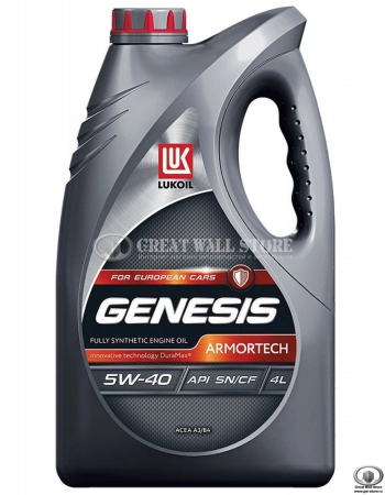 Масло моторное синтетическое LUKOIL GENESIS ARMORTECH CN 5W40 SP/CF (4л)