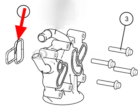 Прокладка корпуса масляного фильтра Haval 1.5л дв.GW4B15(A/D/L) Jolion, F7, F7X, H3, F7 II-поколение (ОРИГИНАЛ) Прокладка корпуса масляного фильтра Haval 1.5л дв.GW4B15(A/D/L) Jolion, F7, F7X, H3, F7 II-поколение (ОРИГИНАЛ)